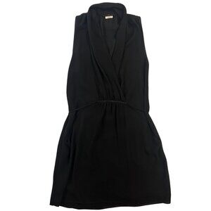 Never Worn Aritzia Wilfred Sleeveless LBD Dress Wrap-Style with Pockets Size M